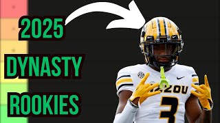 Dynasty Rookie Rankings  2025 [upl. by Eidur]