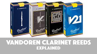 Vandoren Clarinet Reeds  The Full Range Explained [upl. by Eenafets296]