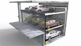 Semi Automated Car Parking System  Parkonfor 111 [upl. by Hayn]