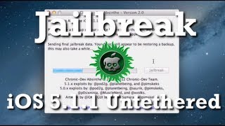 iOS 511 Untethered Jailbreak  Absinthe 20  iPhone 4S43GS amp iPad 123 amp iPod touch 34 [upl. by Enitsuj]