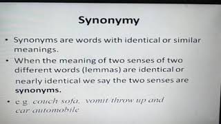 NLP Relation between lexemes and their senses [upl. by Anastasius]