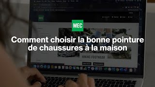 MEC  Comment choisir la bonne pointure de chaussures à la maison [upl. by Ebeneser]