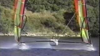 Hobie TriFoiler Promotional Video Hobie Archive Video [upl. by Acinorav]