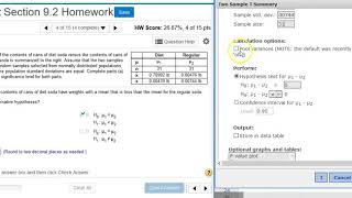 Performing hypothesis testing on two independent sample means of soda can fill volumes [upl. by Lear307]