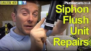 TOILET FLUSH SIPHON UNITS  Repair diaphragm  Plumbing Tips [upl. by Eletnahc422]