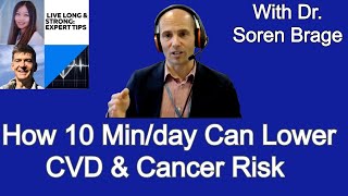 10 minday exercise can lower CVD amp cancer risk  Dr Soren Brage breathnow cambridgeuniversity [upl. by Princess118]