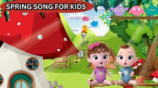 Spring Song for Kids  Fun and Educational Springtime Song [upl. by Bertero305]