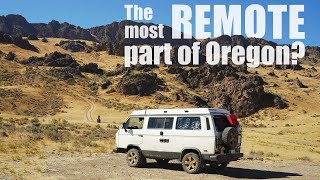 The most REMOTE part of Oregon  We take our VW Vanagon out to explore Leslie Gulch and the Steens [upl. by Okomot]