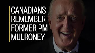 Canadians remember former PM Brian Mulroney [upl. by Imarej]