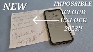 APPLE UNLOCK 2023 Permanently iCloud Removal  How to Bypass Activation lock Disable Apple ID iOS [upl. by Ablasor61]