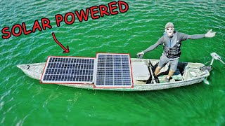 I Built a Solar Power BOAT and It Had SERIOUS ELECTRICAL Problem in the Water [upl. by Weinstock]