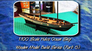 Wooden ship model build 1100 Scale Part8 Painting The Hull [upl. by Martineau]