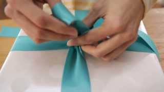 Giftology How to Make a Bow [upl. by Nerfe]