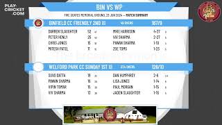 Binfield CC Friendly 2nd XI v Welford Park CC Sunday 1st XI [upl. by Gipsy106]