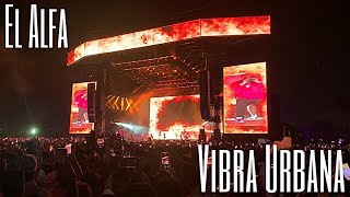 El Alfa En Vivo Vibra Urbana 2021 en Miami FL [upl. by Armahs]