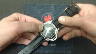 Panerai Luminor 1950 8 Days GMT PAM00233 Luxury Watch Review [upl. by Annaihs]