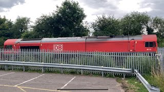 At Hinckley station Epic fright of the day trains passing through 17724 [upl. by Elitnahc]