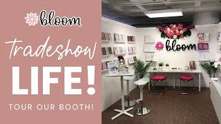 bloom daily planners Americas Mart Gift Show  Tradeshow Booth Tour January 2020 [upl. by Needan839]