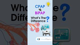 CPAP vs BiPAP respiratorytherapist respiratorycare physiotherapy [upl. by Gelhar]