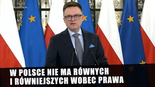 Jasna deklaracja Hołowni Panowie Mariusz Kamiński i Maciej Wąsik nie są posłami [upl. by Dara989]