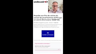 Comment saisir le Conseil de prudhommes soitmême [upl. by Charbonneau]