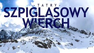 SZPIGLASOWY WIERCH zimą 2172m npm z Morskiego Oka do Doliny Pięciu Stawów Polskich [upl. by Enoek]