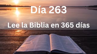 Día 263 Plan de lectura de la Biblia en 365 días [upl. by Mulac713]