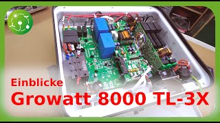 Growatt MOD 8000 TL3X  die inneren Werte [upl. by Nareht710]