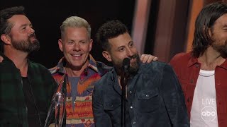 Old Dominion Accepts the 2021 CMA Award for Vocal Group of the Year  The CMA Awards [upl. by Shellans]