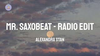 Alexandra Stan  Mr Saxobeat  Radio Edit Lyric Video [upl. by Ashatan]