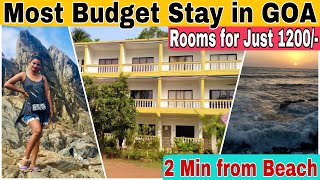 Goa’s Most Budget Stay  Rooms Just 1200  Budget Hotel in Goa for Couples  North Goa Hotels ​⁠ [upl. by Aihseyk]