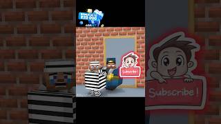 The Strange Mirror Fat Steve Prisoner Vs Fat Herobrine Policeshorts shortvideoviralshortsmrbeast [upl. by Walton]