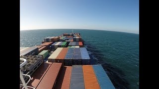 83 shipping containers fall from cargo ship off Australias east coast  ABC News [upl. by Nehr]