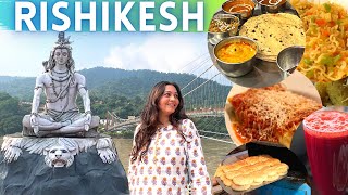 RISHIKESH Food Triveni Ghat Ganga Aarti Tourist Places Cafes amp more [upl. by Ajoop]