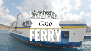 Valletta to Gozo Island ferry trip on the MV Ta’ Pinu [upl. by Refinaj]