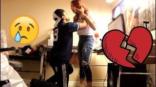 BREAK UP PRANK ON BOYFRIEND GONE WRONG HE STARTS CRYING [upl. by Nordin594]