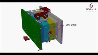 Assembly design injection mold for plastic materials [upl. by Oyam27]