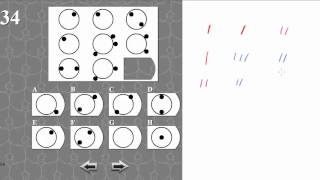 IQ TEST matrix 34 SOLVED AND EXPLAINED [upl. by Doralynne]