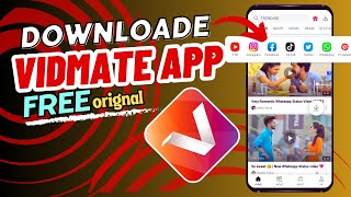 How to Download Vidmate app  Original Vidmate kaise download Karen  Vidmate apk Download [upl. by Hajed]