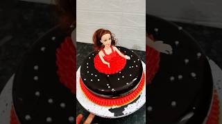 Chocolate Barbie Doll Cake Design cake barbiedoll shortsfeed shorts youtubeshorts [upl. by Halyk173]