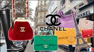 PARIS CHANEL LUXURY SHOPPING VLOG  Chanel in Paris  42 Montaigne Chanel Fall Winter Collection [upl. by Barlow]