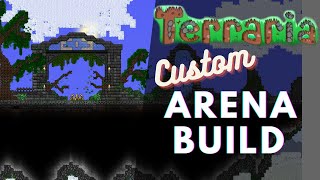 SPEED BUILD  OLD ONES ARMY ARENA Custom Terraria 14 Arena for all your Eternia Crystal Needs [upl. by Frances49]