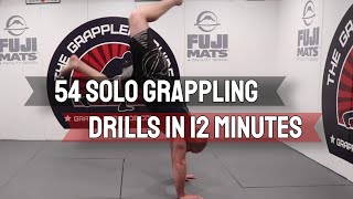 54 Solo Grappling BJJ Drills in 12 Minutes Updated 2019 Version  Jason Scully [upl. by Omora]