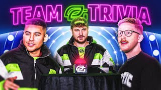 WHO’S THE SMARTEST IN OpTic  TEAM TRIVIA [upl. by Norak]