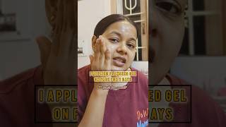 Trying viral Flaxseed gel on face for 7 days with my mom shocking result [upl. by Bobinette464]