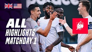 ALL HIGHLIGHTS MATCHDAY 1 🤩⚽ Jupiler Pro League 2324 [upl. by Ofelia]