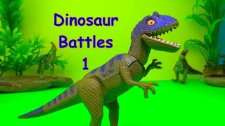 Dinosaurs Dinosaur Battles Fights Series 1 T rex Tyrannosaurus 공룡 싸움 ไดโนเสาร์ SuperFunReviews [upl. by Caine717]