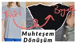 BOYUNLUK DİKİMİ quotTİŞÖRTTENquot  Başörtülü Arkadaşlara  Betül Bayraktar dikiş boyunluk tesettür [upl. by Htiderem]