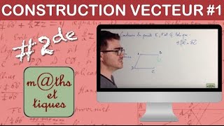 Construire un point à partir de vecteurs  Seconde [upl. by Oynotna]