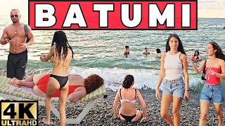 🇬🇪 4K HDR  Batumi Beach Walk  Batumi Georgia in September 2024 [upl. by Radmilla]